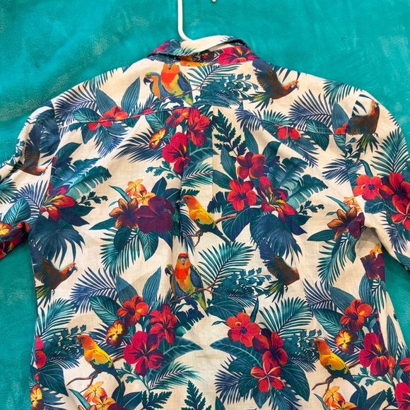 Tommy Bahama Tropical Print Button Down Shirt - Multicolor - Picture 5 of 5